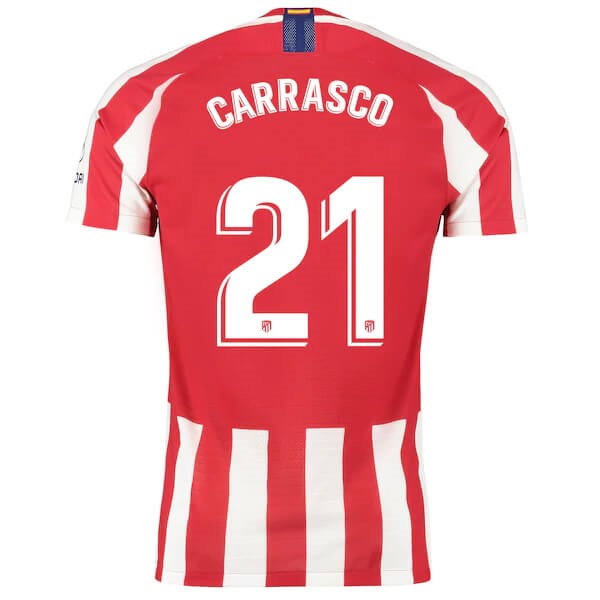 Tailandia Replicas Camiseta Atletico Madrid NO.21 Carrasco 2019/20 Rojo